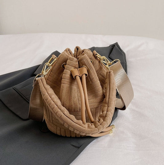 Khaki Bucket Bag